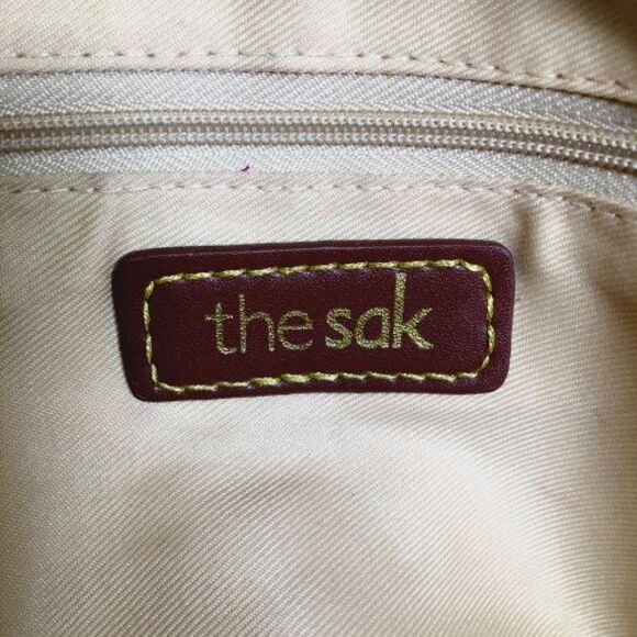 The Sak Multicolored Rainbow Striped Retro Y2K Woven Crochet Beach Tote Bag - Picture 13 of 13